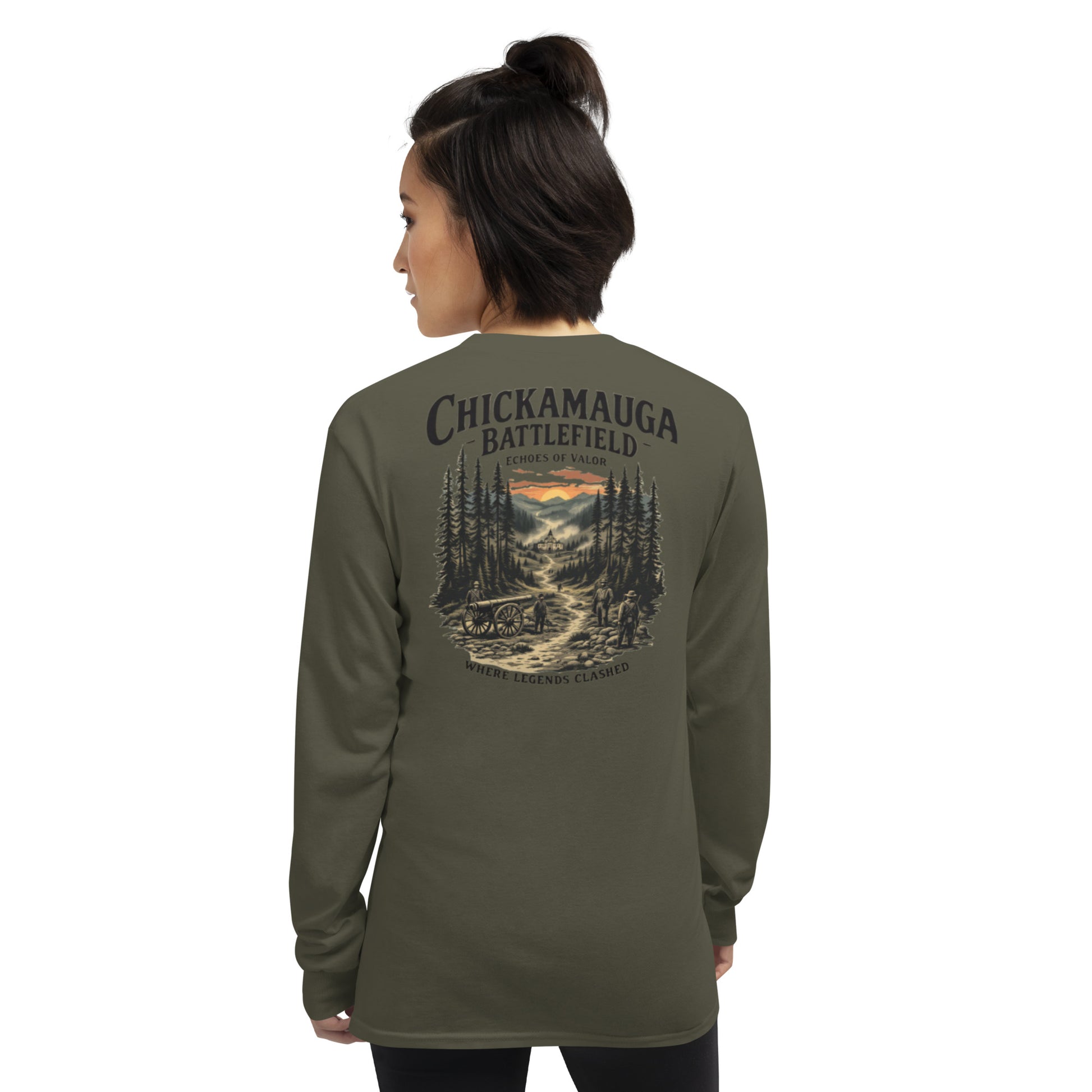 North-South Battlefield Long Sleeve Tee