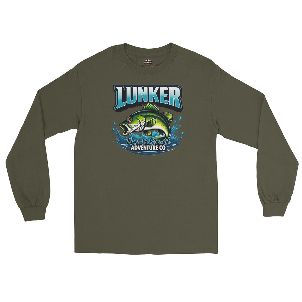 North-South Lunker Bass Fishing Long Sleeve Shirt