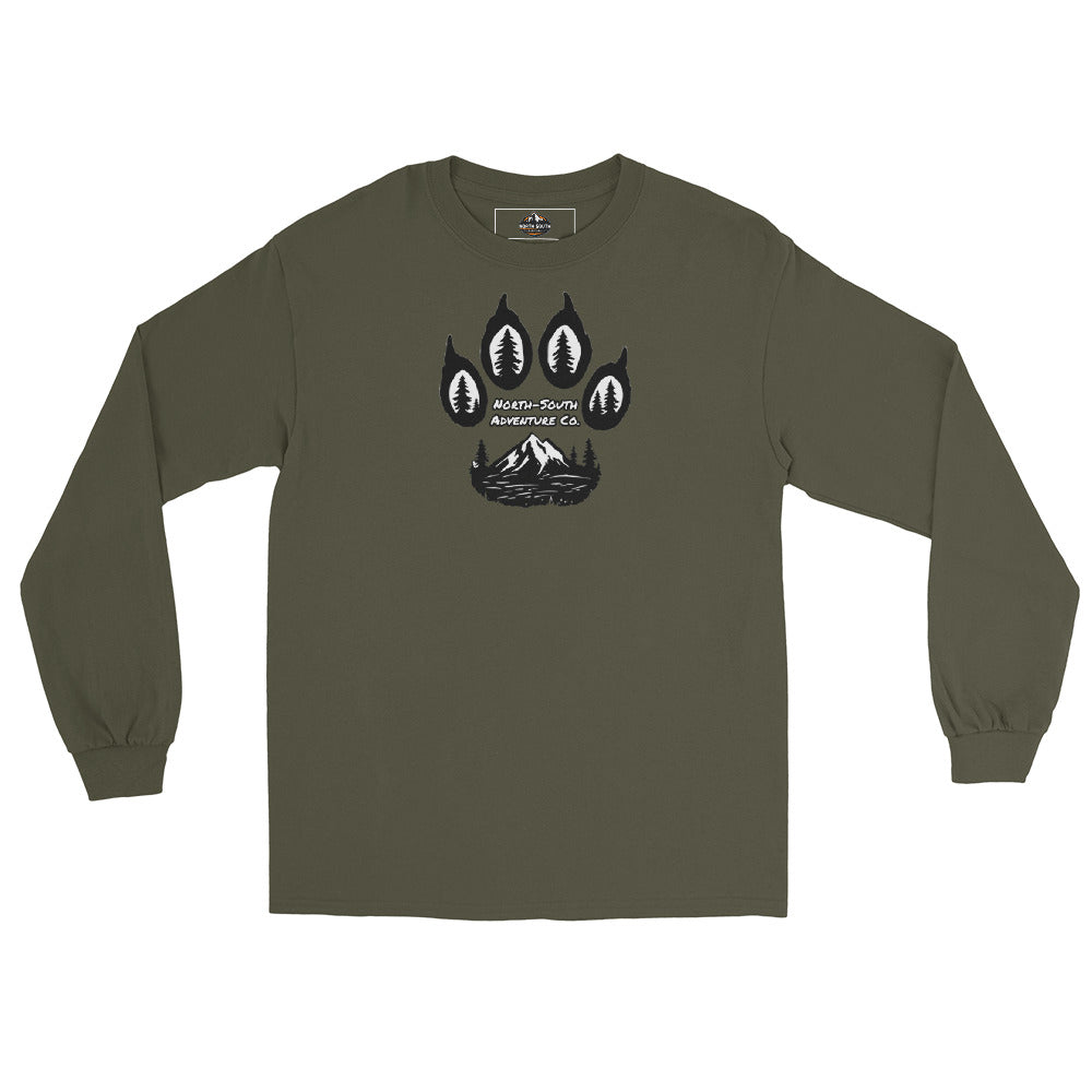 North-South Wolf Paw Long Sleeve Shirt