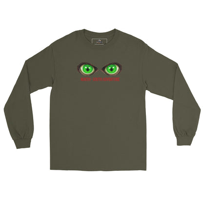 North-South Green Eyes Long Sleeve Shirt