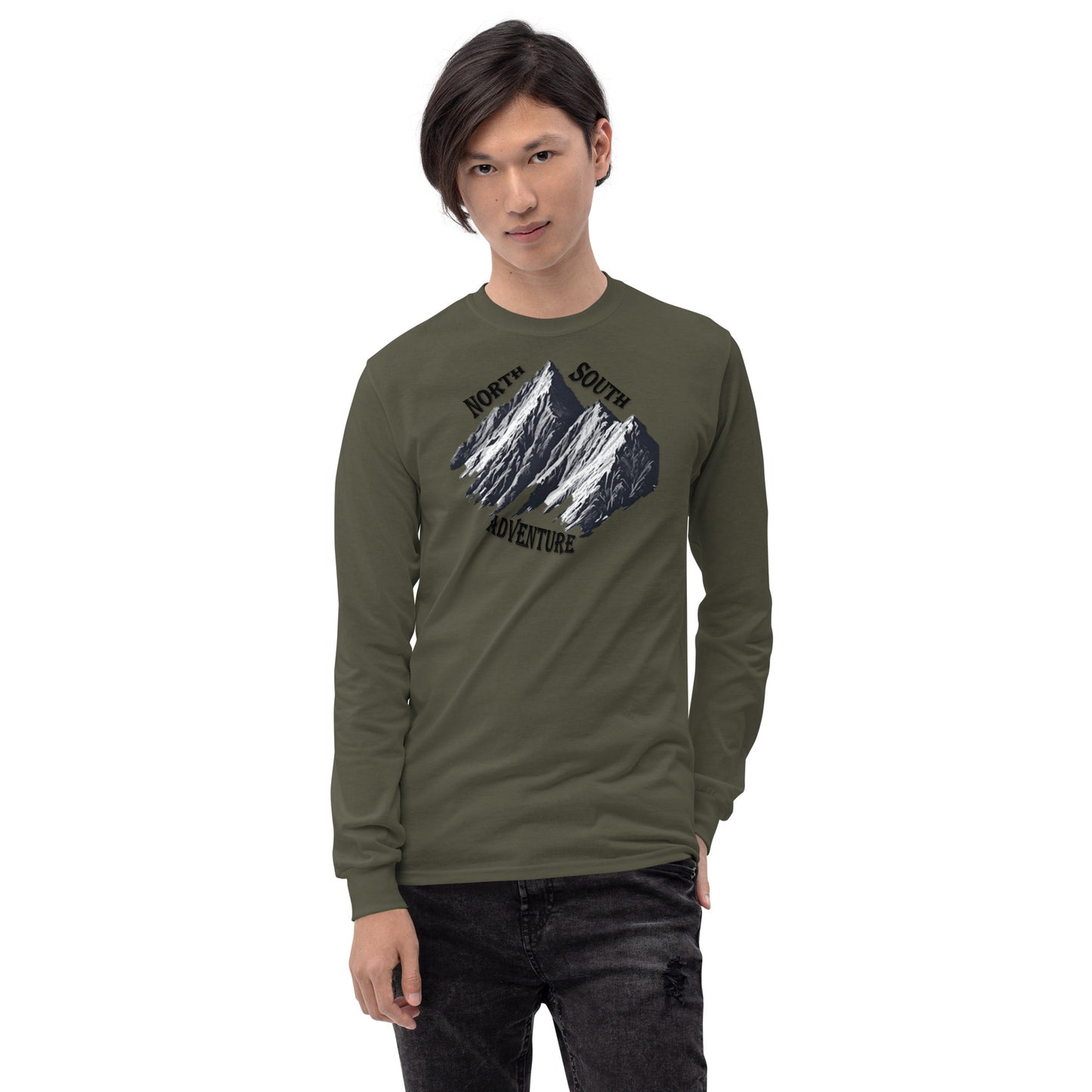 North-South Mountain Peak Long Sleeve Shirt