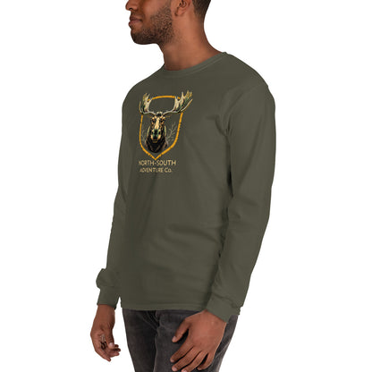 North-South Signature Camo Moose Long Sleeve Shirt