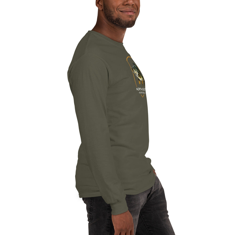 North-South Signature Camo Bass Long Sleeve Shirt