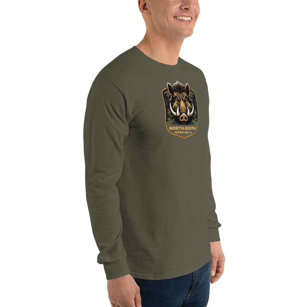 North-South Signature Camo Boar Long Sleeve Shirt