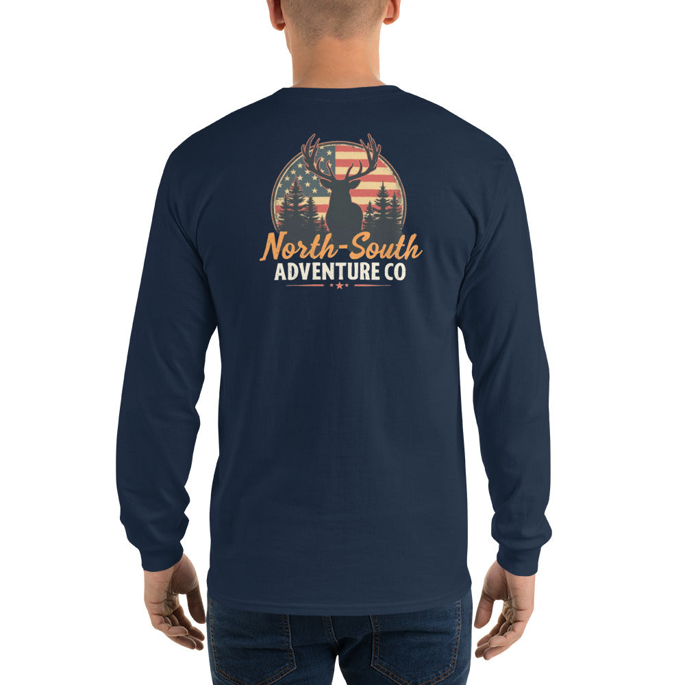 NSO Flag Buck Long Sleeve Shirt