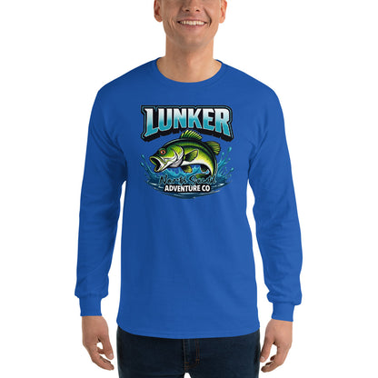 North-South Lunker Bass Fishing Long Sleeve Shirt