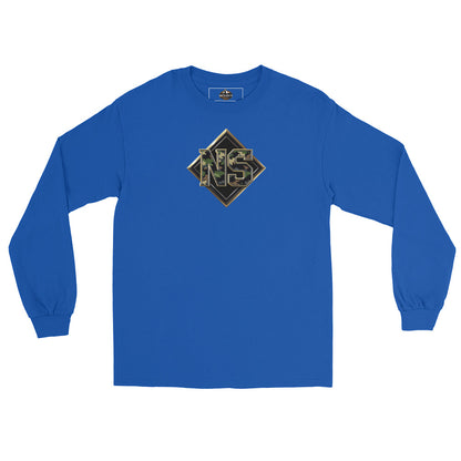 North-South Gold Camo Shield Long Sleeve Shirt