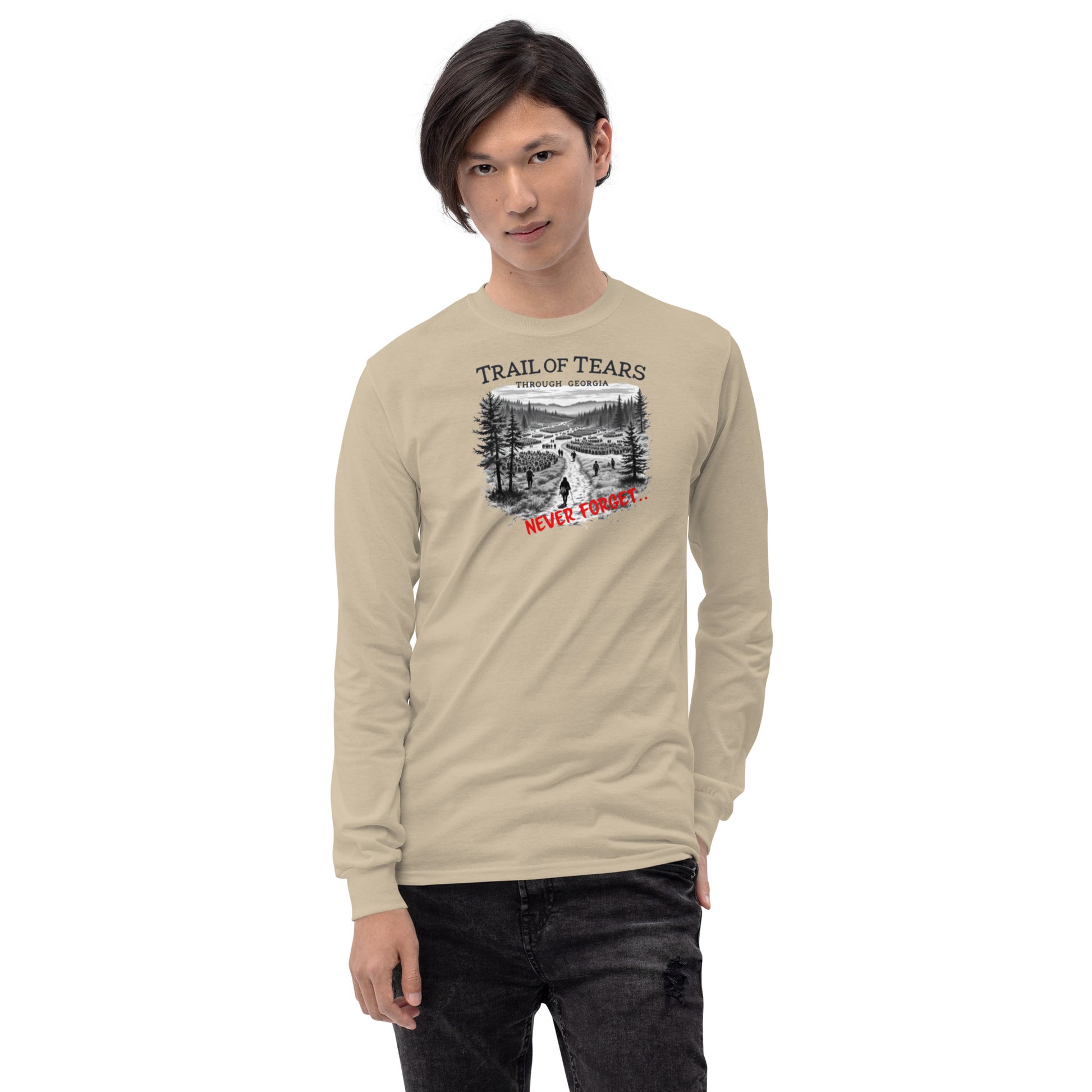 North-South Georgia Trail of Tears Long Sleeve Shirt