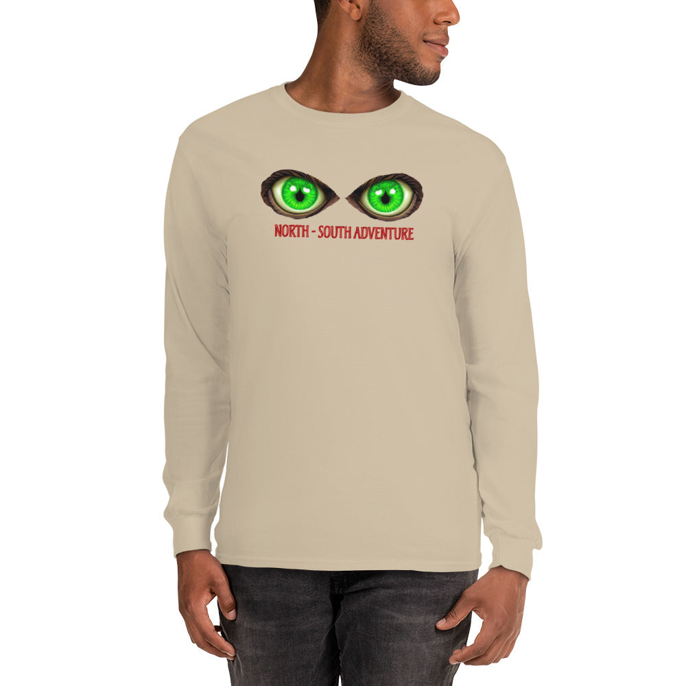 North-South Green Eyes Long Sleeve Shirt