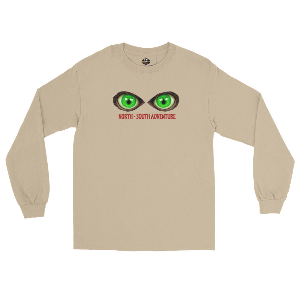 North-South Green Eyes Long Sleeve Shirt