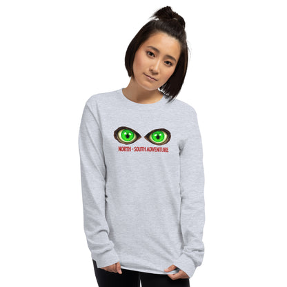 North-South Green Eyes Long Sleeve Shirt