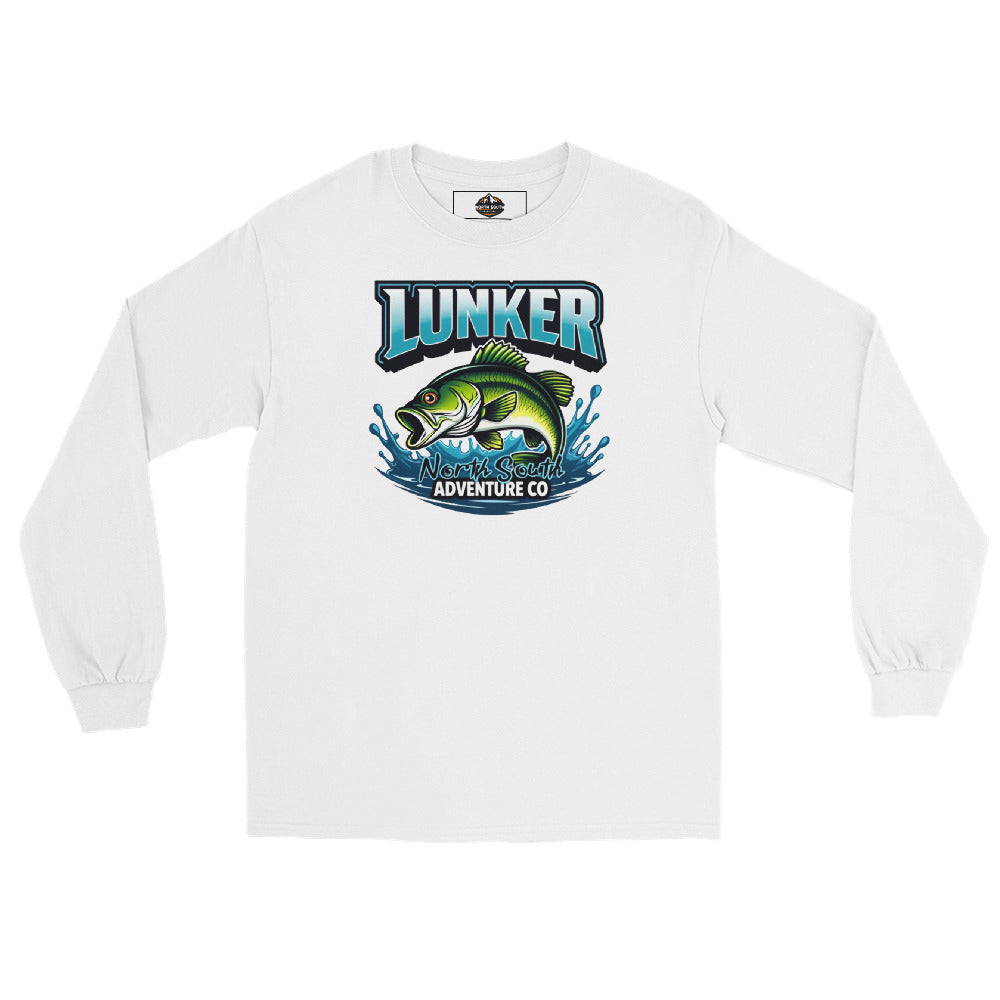 North-South Lunker Bass Fishing Long Sleeve Shirt