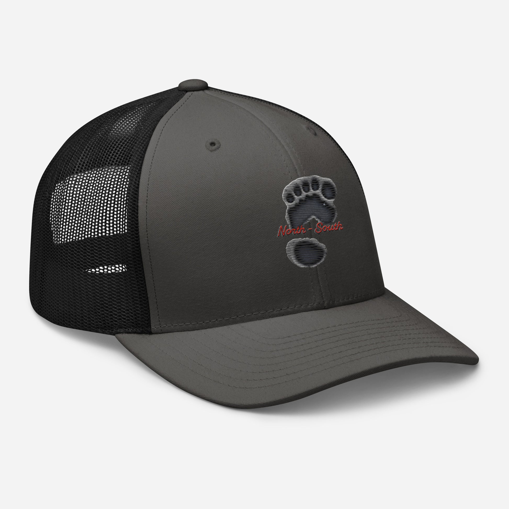 North-South Bigfoot Print Trucker Cap