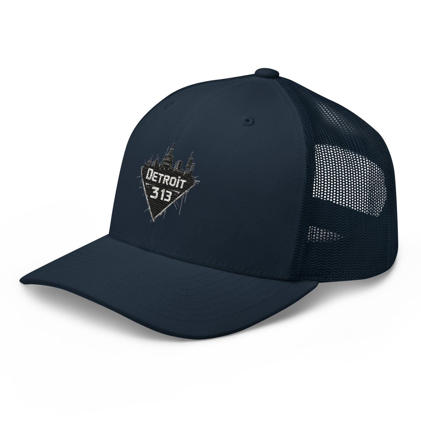 North-South Detroit 313 Trucker Hat