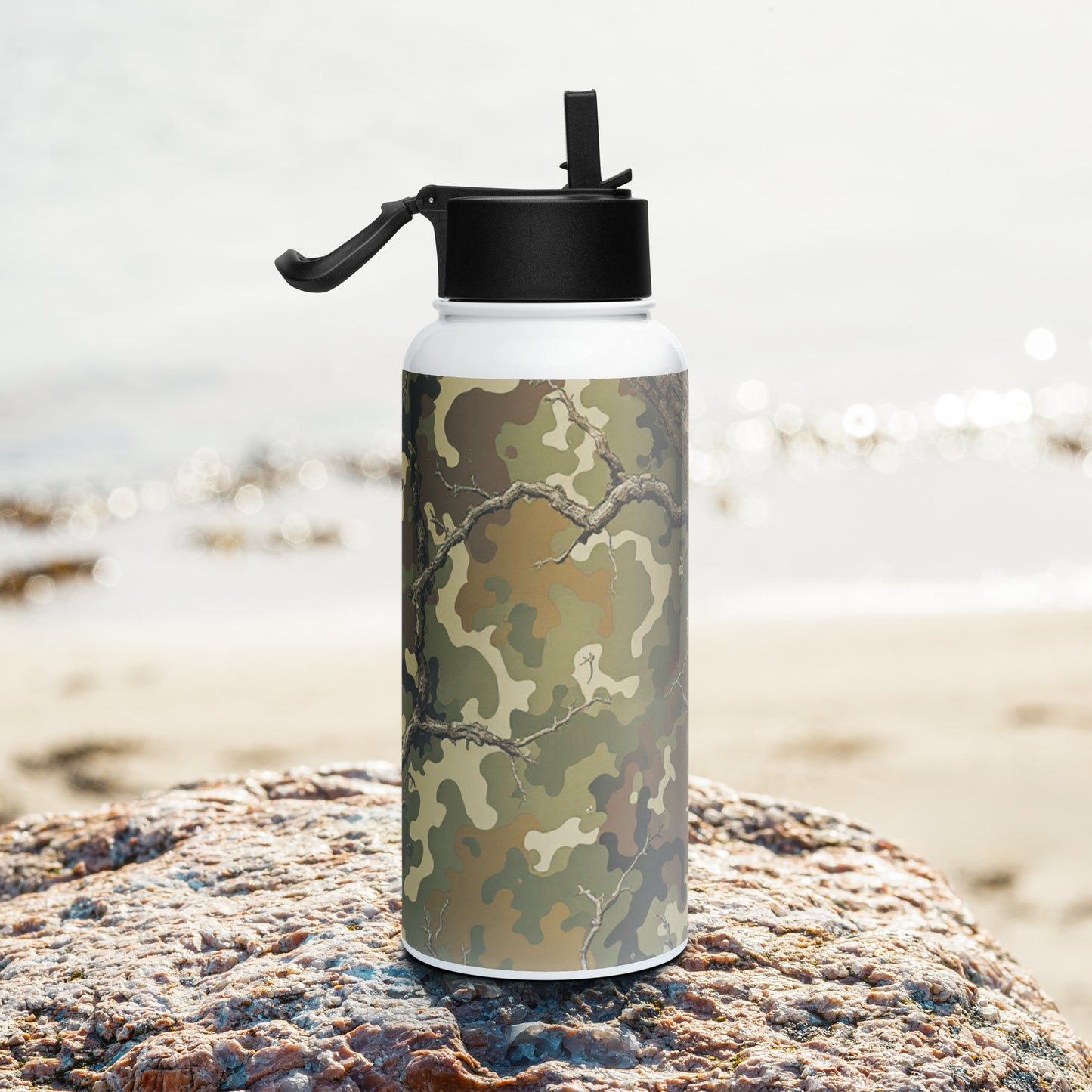 North-South Hunt Club Stag Stainless Steel Water Bottle