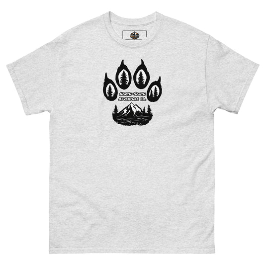 North-South Wolf Paw Print Tee