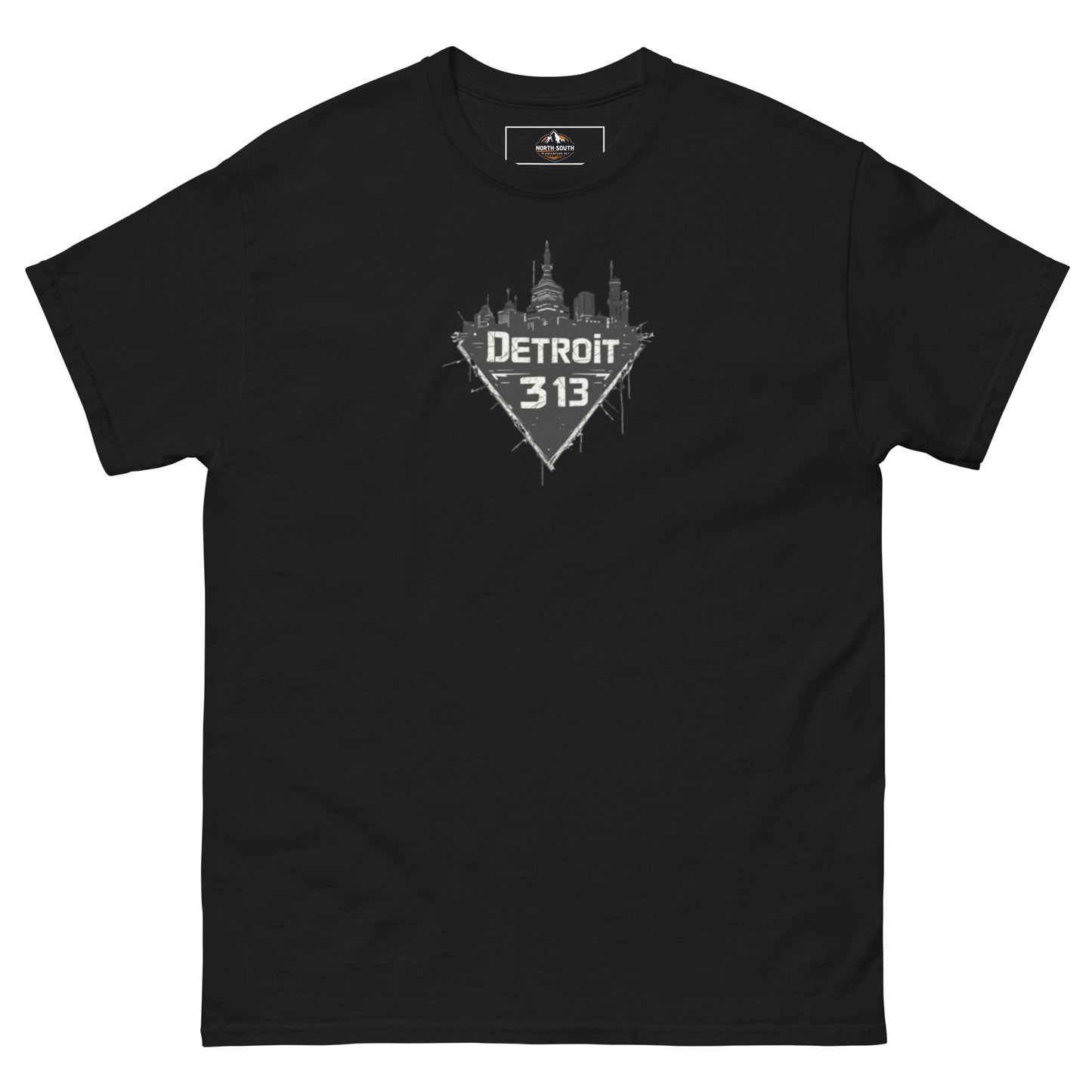 North-South Detroit 313 Classic Tee