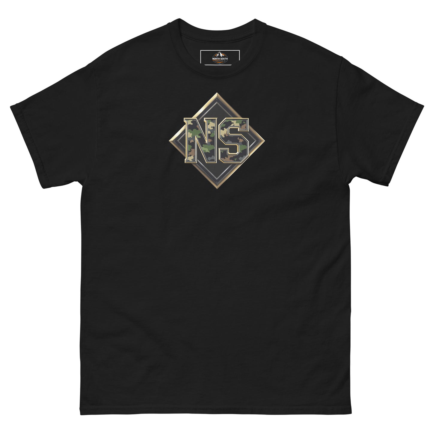 North-South Gold Camo Shield Classic Tee