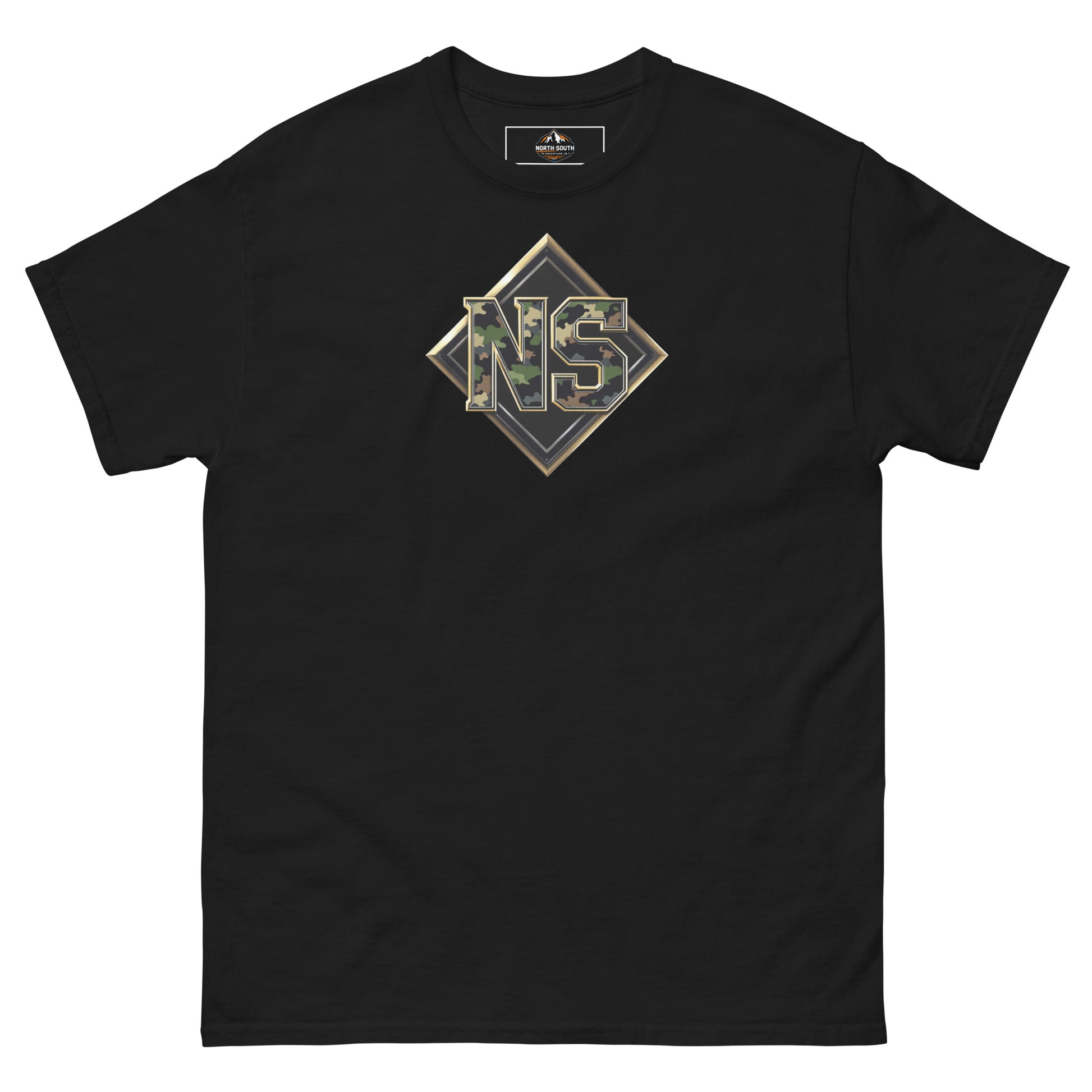 North-South Gold Camo Shield Classic Tee