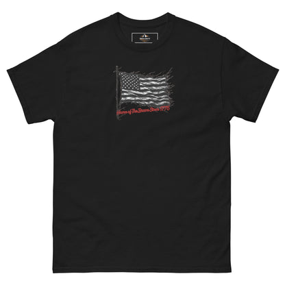 North-South Home of The Brave Flag Classic Tee