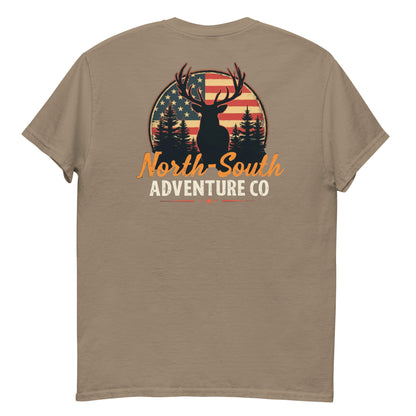 North-South Flag Buck Classic Tee