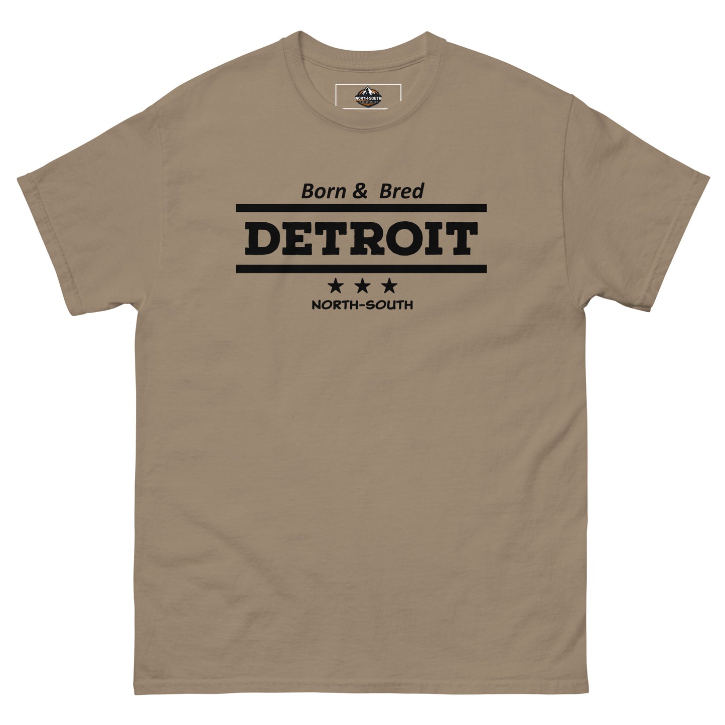  North -South Detroit Born & Bred Tee