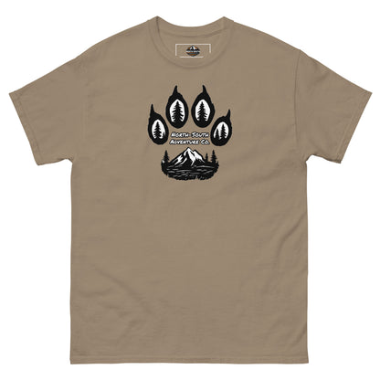 North-South Wolf Paw Print Tee