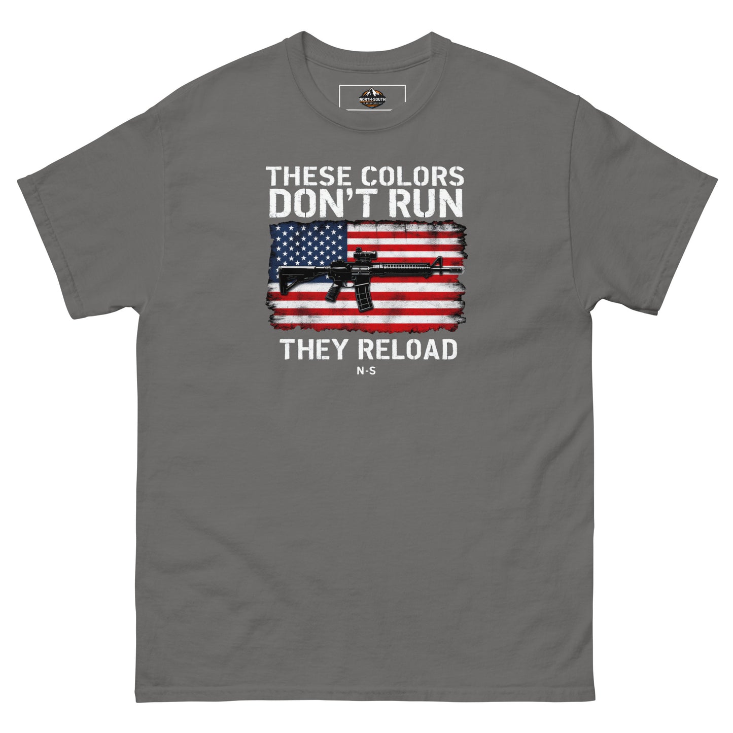 North-South Flag Colors Don't Run Classic Tee