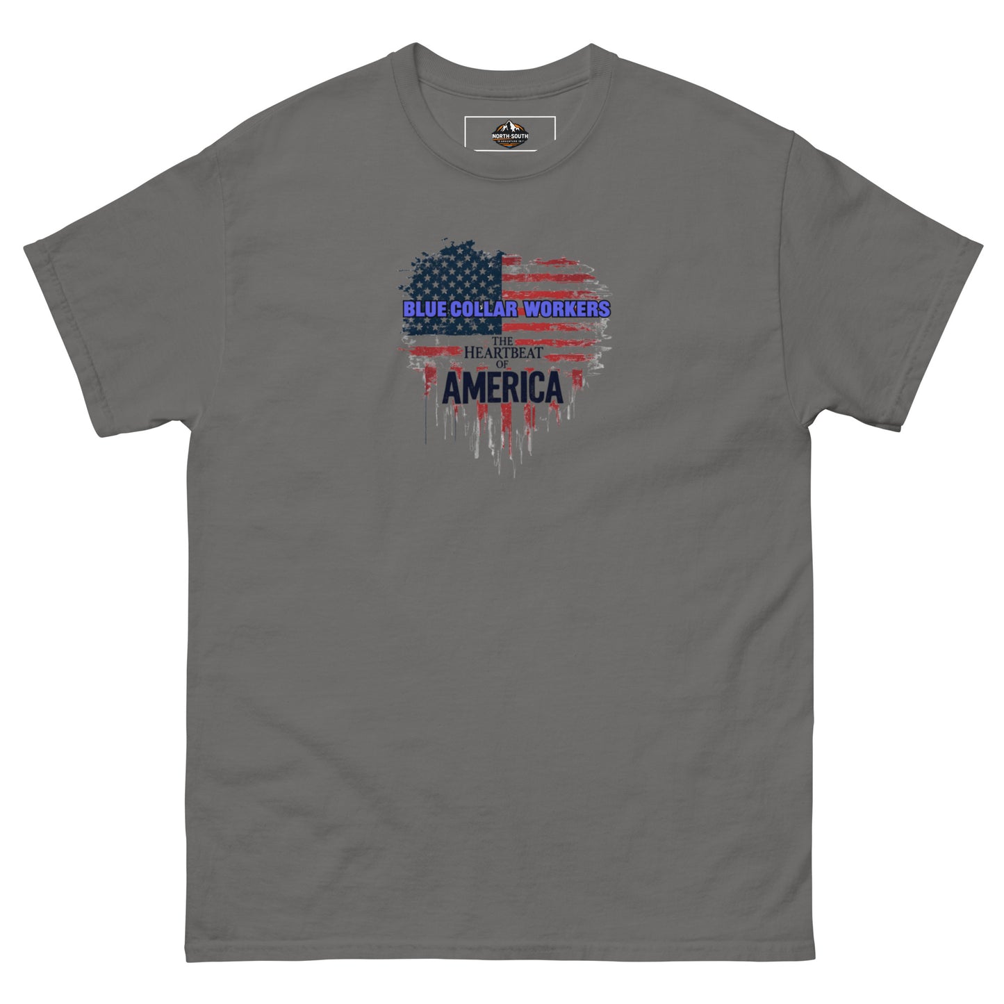 North-South Blue Collar Workers Unisex Classic Tee