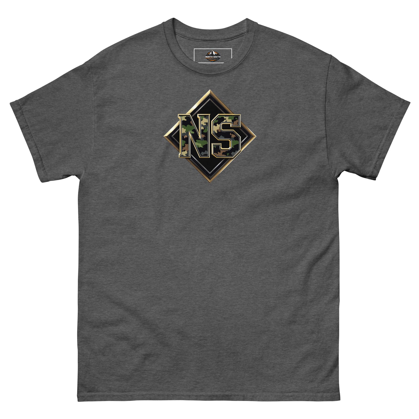 North-South Gold Camo Shield Classic Tee