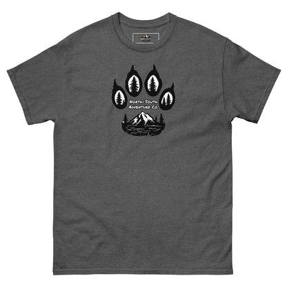 North-South Wolf Paw Print Tee