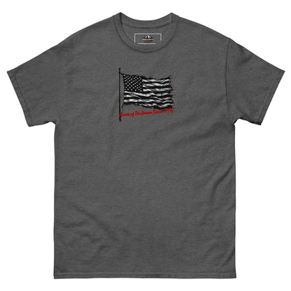 North-South Home of The Brave Flag Classic Tee