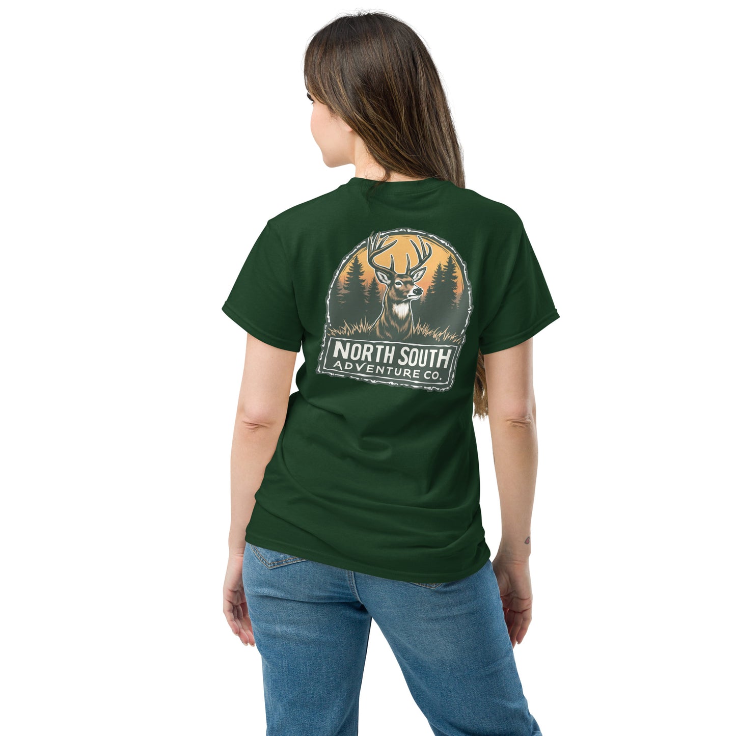 North-South Sunset Buck Classic Tee