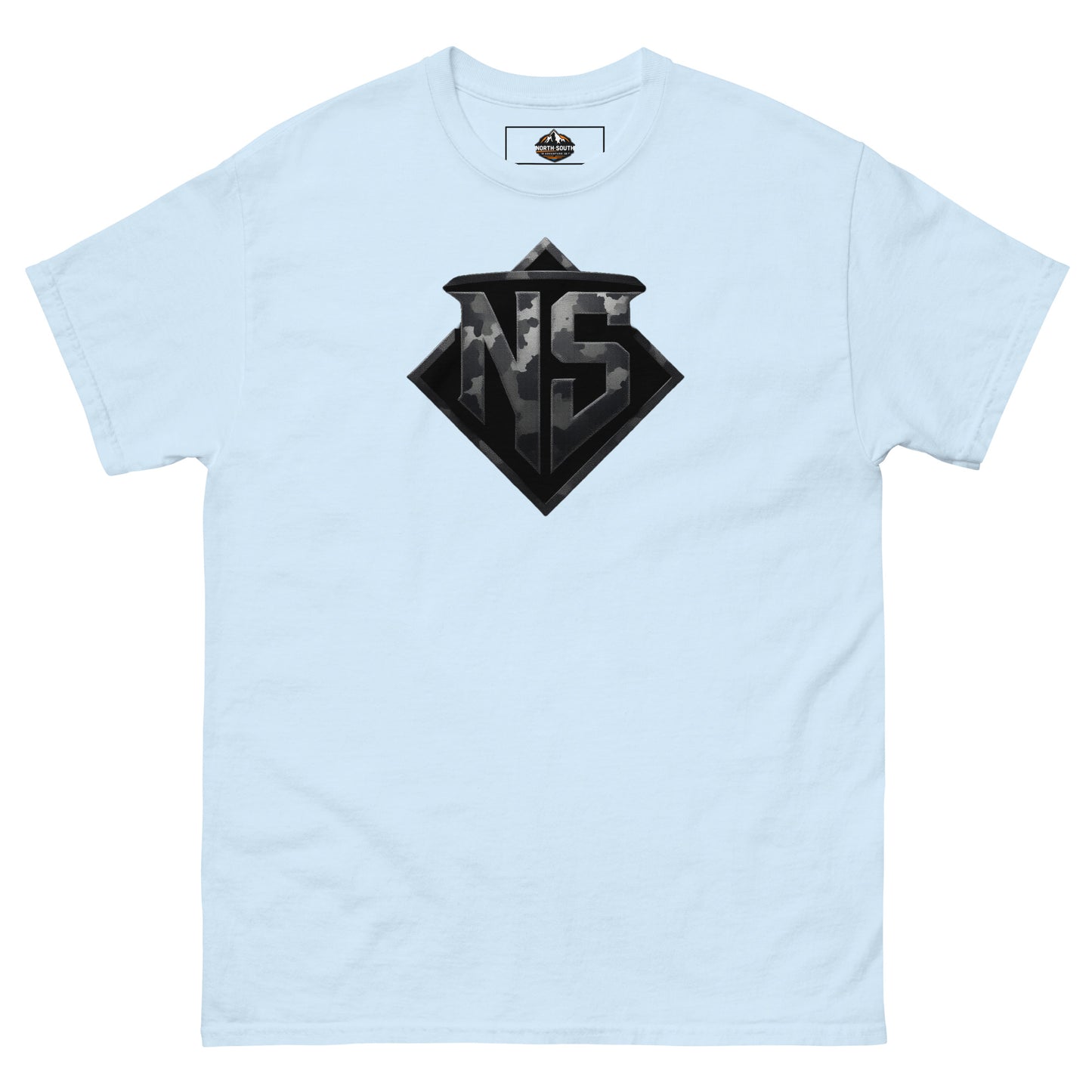 North-South Gray Camo Shield Classic Tee