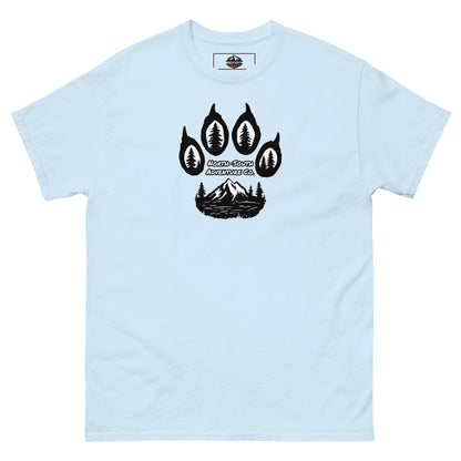 North-South Wolf Paw Print Tee