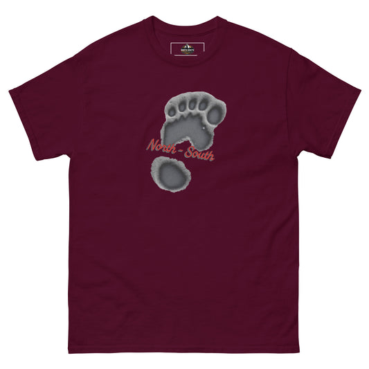 North-South Bigfoot Print Tee