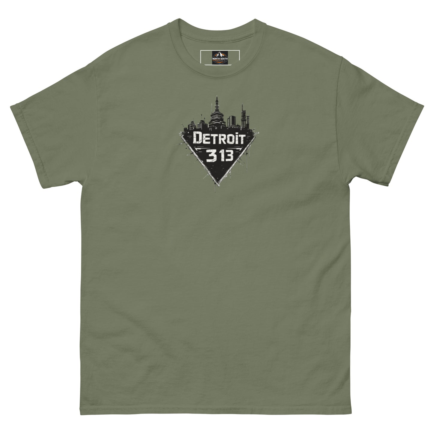 North-South Detroit 313 Classic Tee