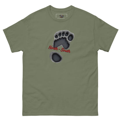 North-South Bigfoot Print Tee