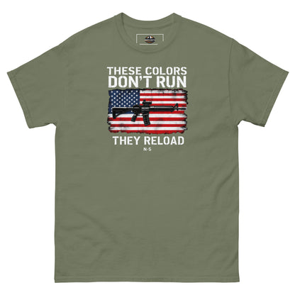 North-South Flag Colors Don't Run Classic Tee