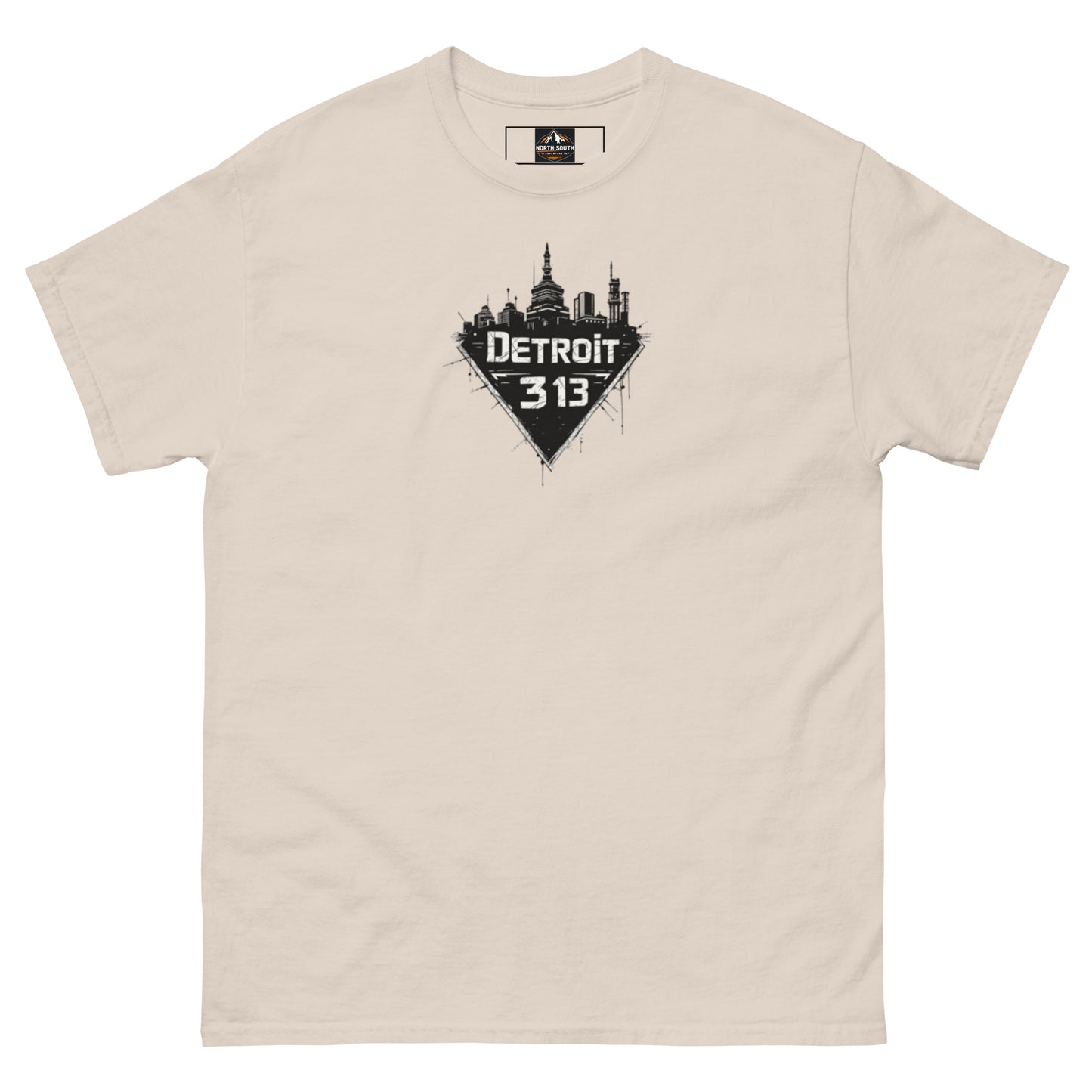 North-South Detroit 313 Classic Tee