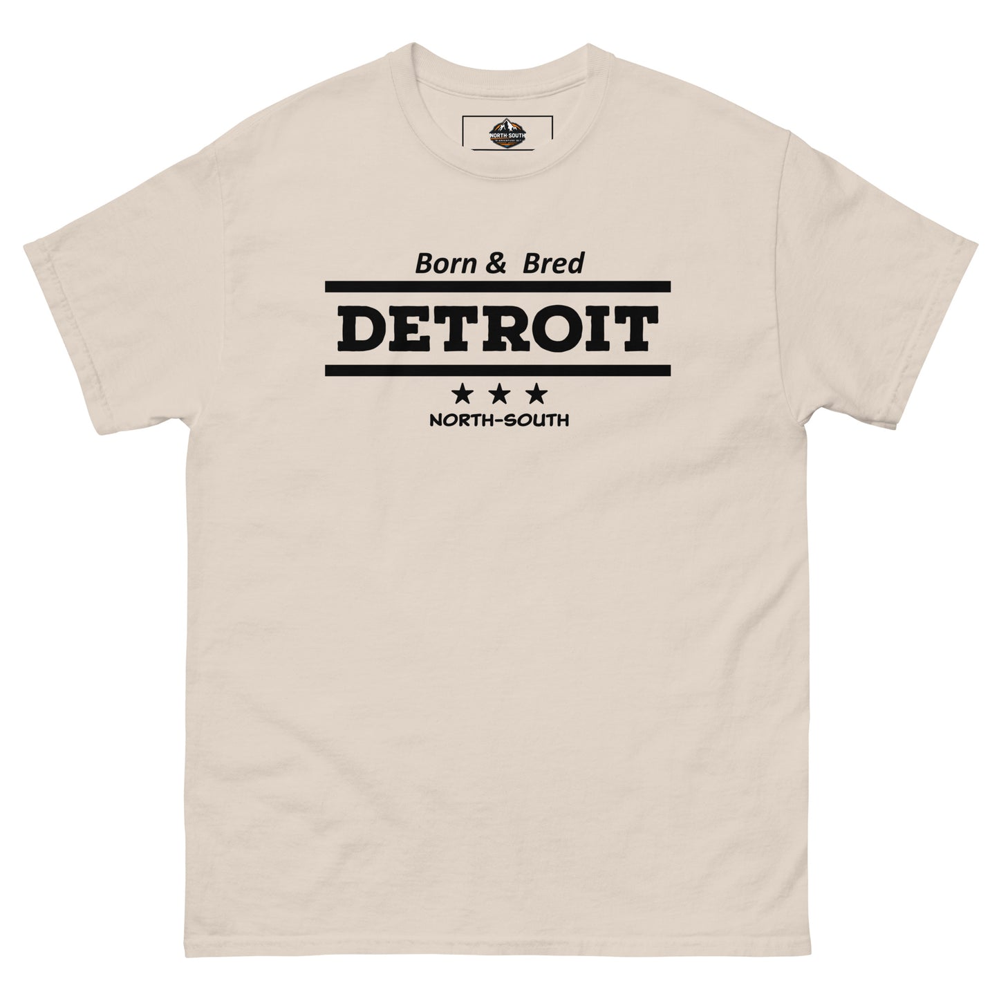  North -South Detroit Born & Bred Tee