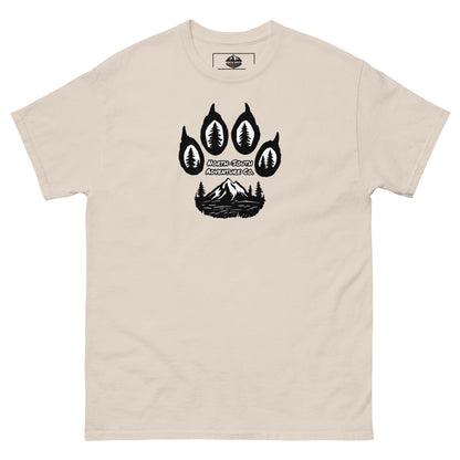 North-South Wolf Paw Print Tee