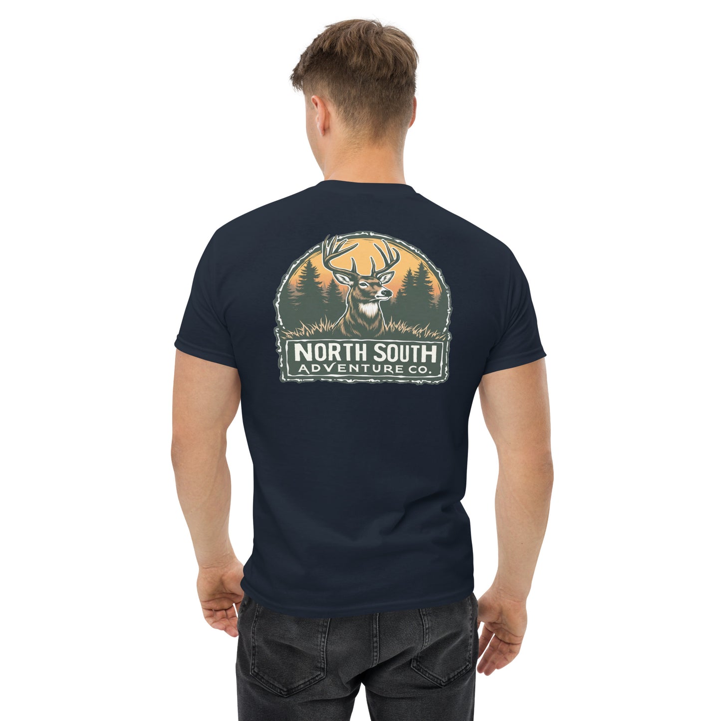 North-South Sunset Buck Classic Tee