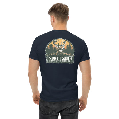 North-South Sunset Buck Classic Tee