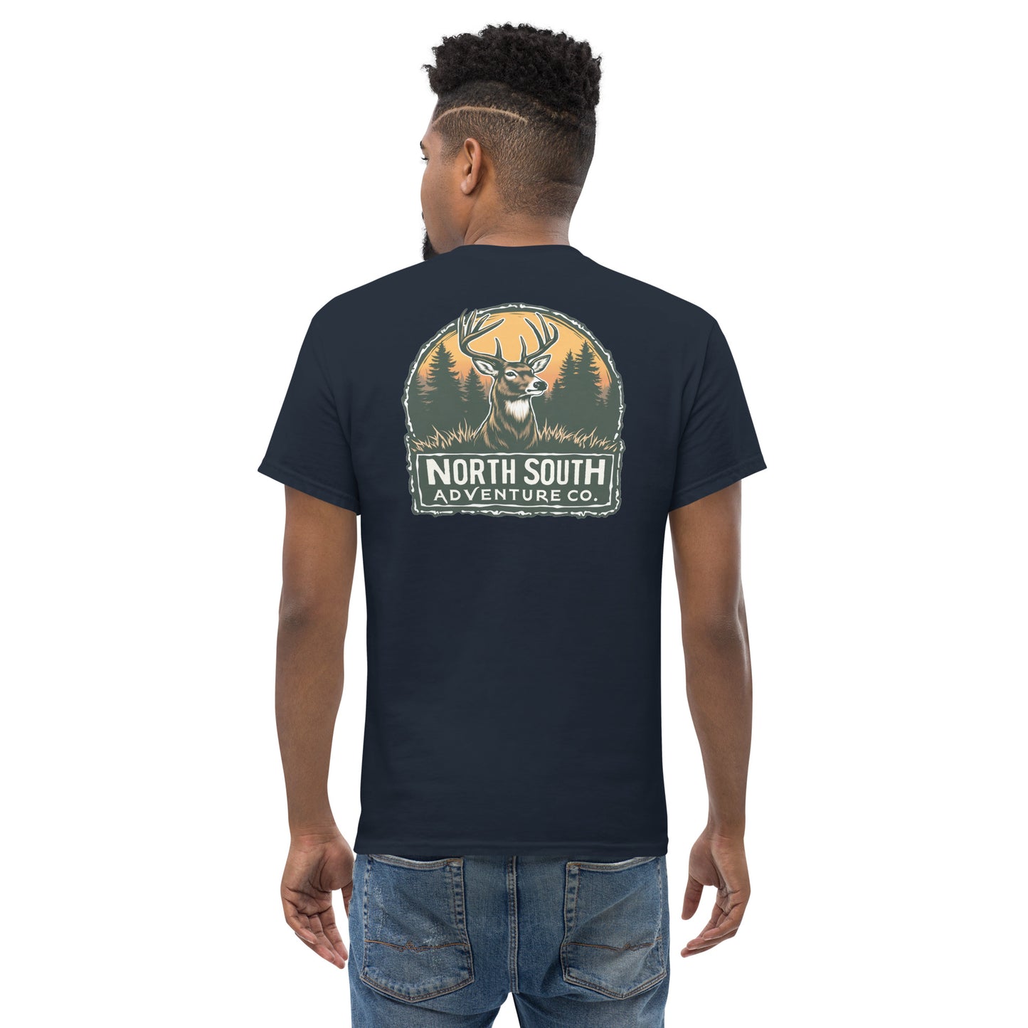 North-South Sunset Buck Classic Tee