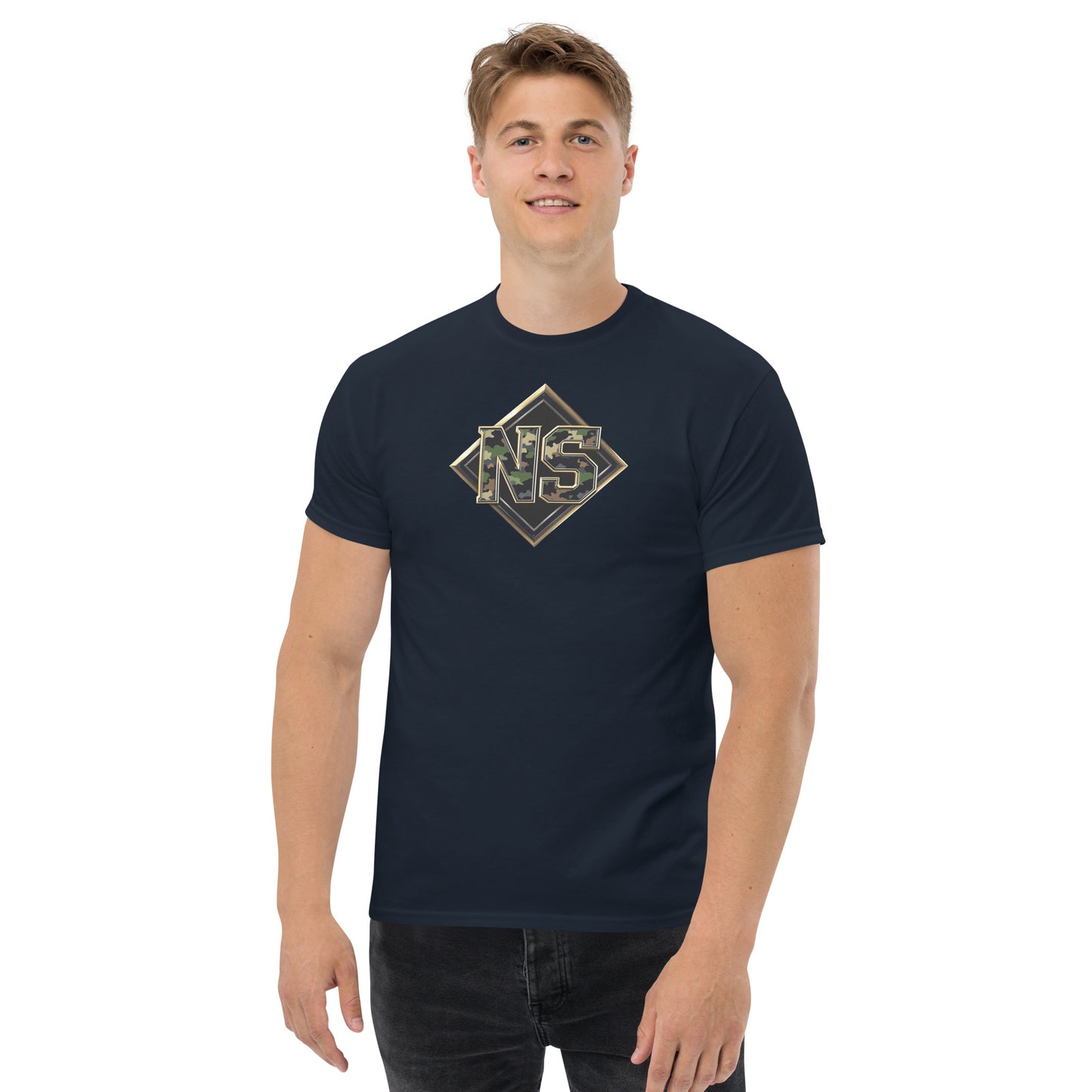 North-South Gold Camo Shield Classic Tee