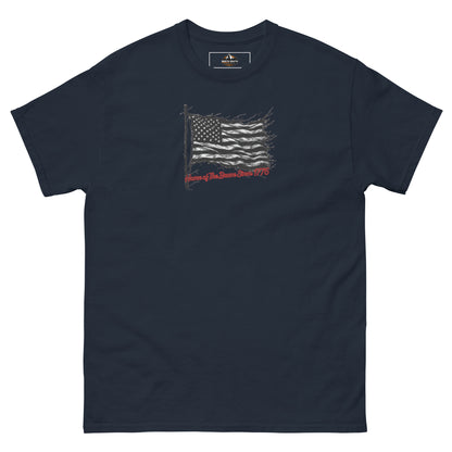 North-South Home of The Brave Flag Classic Tee