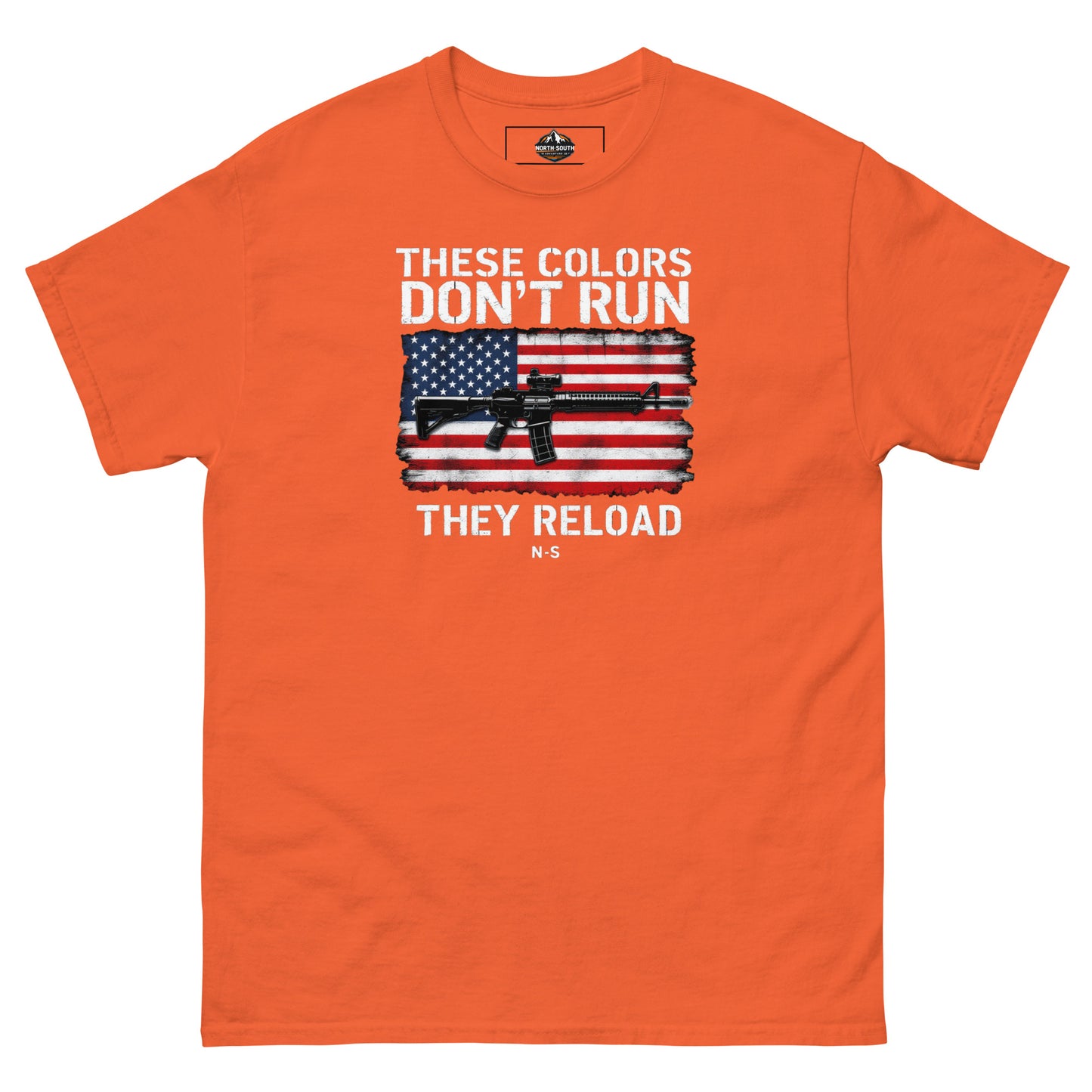 North-South Flag Colors Don't Run Classic Tee