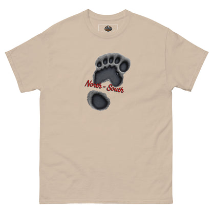 North-South Bigfoot Print Tee