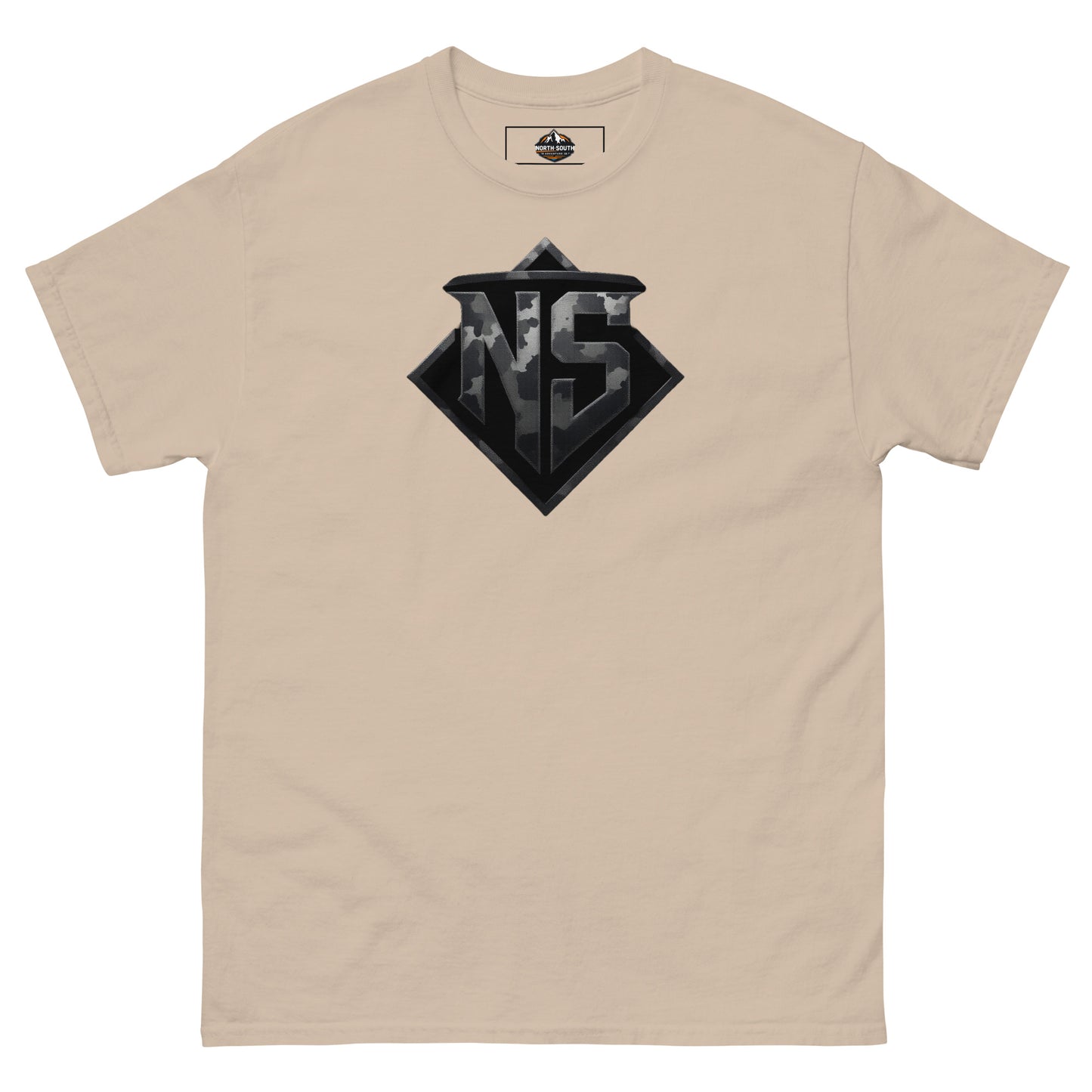 North-South Gray Camo Shield Classic Tee